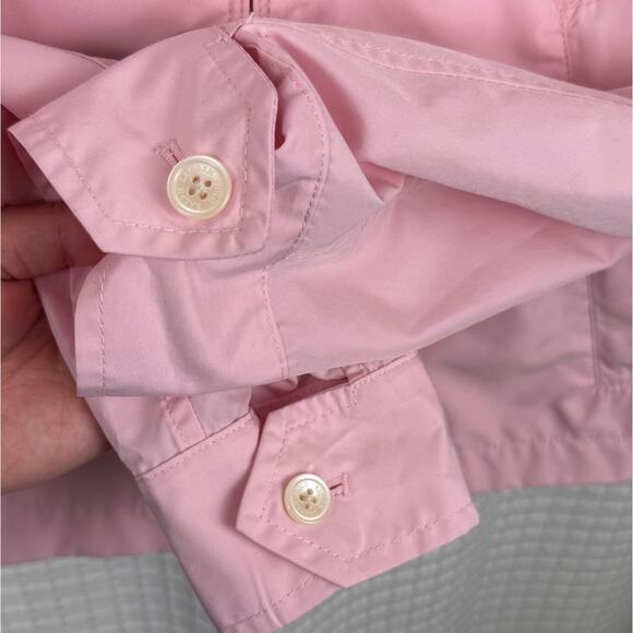 Ralph Lauren Golf Pink Full Zip Collar Cinched Waist Jacket w/ Pockets - Large - Picture 6 of 9